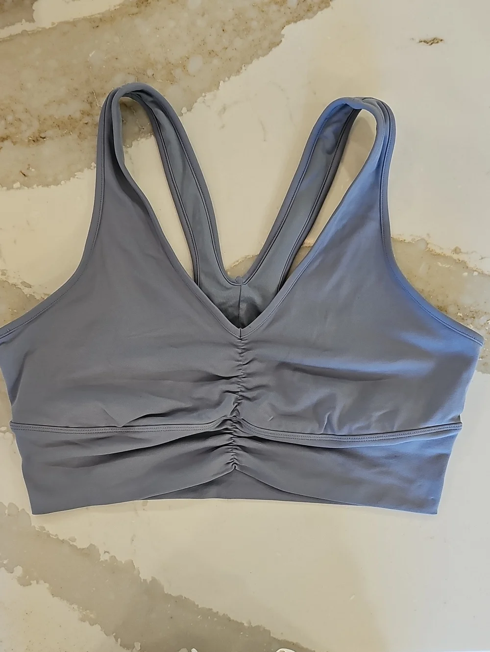 ALO Yoga Wild Thing Bra; EUC; Size XL; Slate Blue